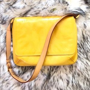 Pre loved Louis Vuitton Vernis yellow
